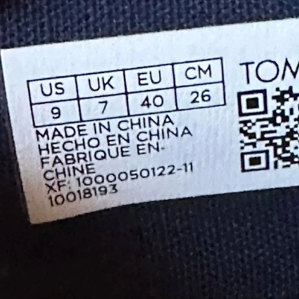 TOMS Alpargata Rope Slip-On sz 9 EUC no wear